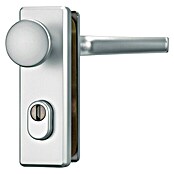 Abus Schutzbeschlag KKZS700 (Wohnungsabschlusstür, Aluminium, Türstärke: 37 - 47 mm, Knopf außen, Drücker innen)