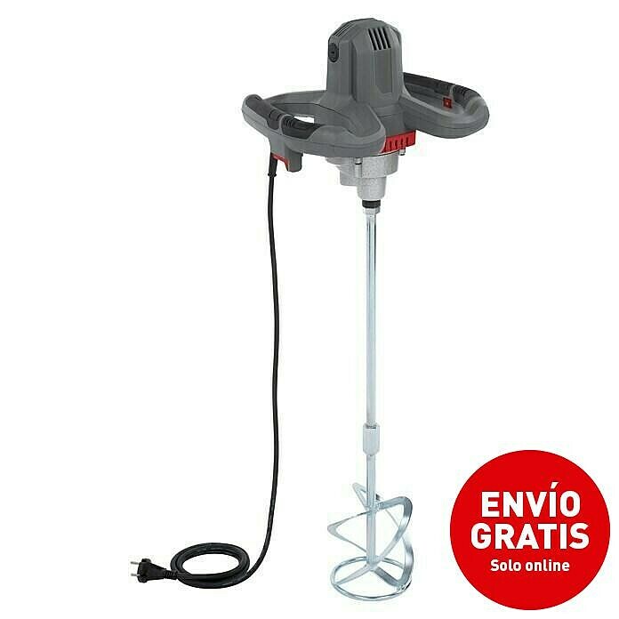 PowerPlus Mezclador de pintura y mortero POWE80070 (1.200 W, M 14, Diámetro paleta de mezcla: 120 mm) | BAUHAUS