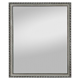Rahmenspiegel Lisa (45 x 55 cm, Silber, Holz)