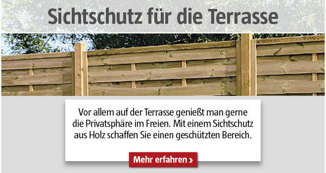 Sichtschutz Terrasse