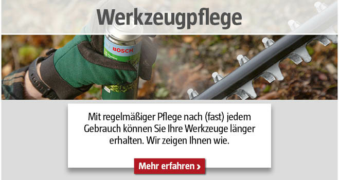 Werkzeugpflege