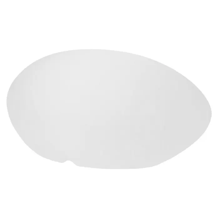 Starlux Bola solar Himero 60 - Altura: 30 cm, LED - Un primer plano de unas gafas de snowboard blancas sobre un fondo negro. Falta la correa, lo que permite ver claramente la forma.