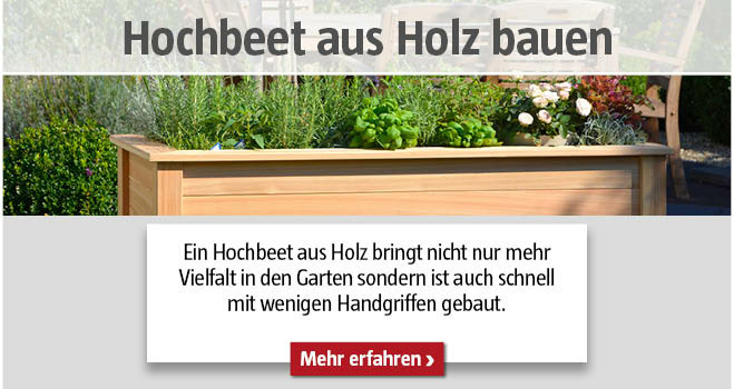 Hochbeet bauen