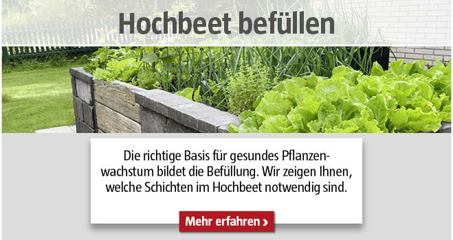 Hochbeet befüllen