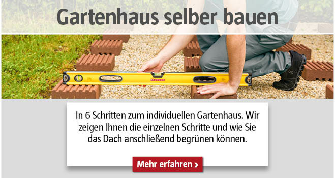 Gartenhaus selber bauen