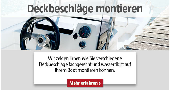 Deckbeschläge montieren