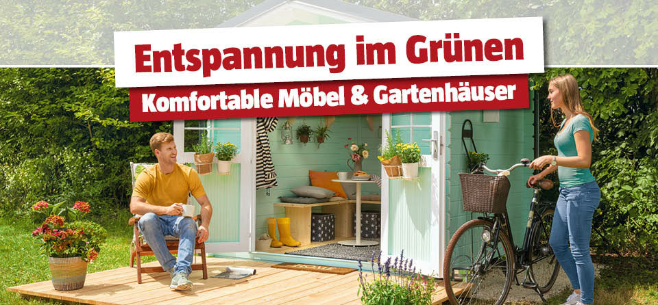 Gartenmöbel und Gartenhäuser