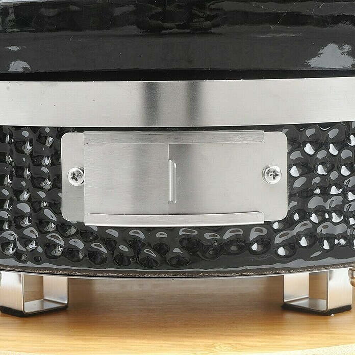 Kingstone Holzkohlegrill Kamado Tischgrill (Durchmesser Grillfläche: 29,5 cm, Schwarz) | BAUHAUS