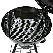 Kingstone Barbacoa redonda con tapa Sunset (Diámetro de la superficie de la parrilla: 55 cm, Negro) | BAUHAUS