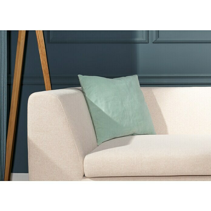 Kissen Velvet (Silt Green, 45 x 45 cm, 100 % Baumwolle) | BAUHAUS