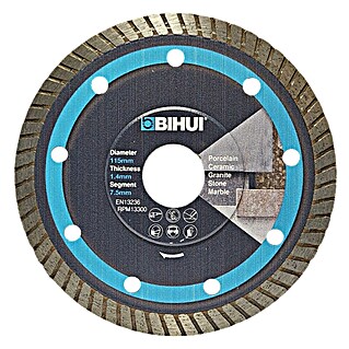 Bihui Dijamantna rezna ploča (Promjer: 115 mm, Provrt: 22,23 mm)