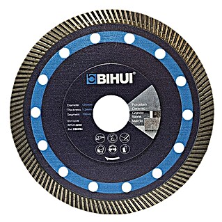 Bihui Dijamantna rezna ploča (Promjer: 125 mm, Provrt: 22,23 mm, Keramika)