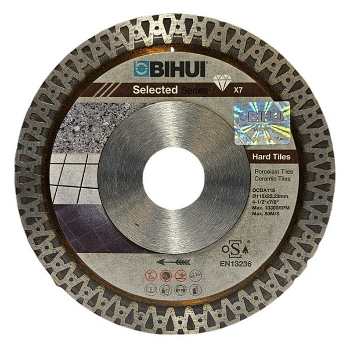 Bihui Dijamantna rezna ploča  (Promjer: 115 mm, Provrt: 22,23 mm, 1,2 mm) | BAUHAUS