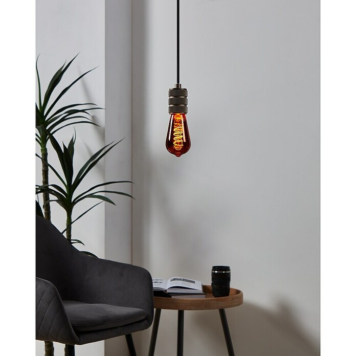 Eglo Bombilla LED ST64 (E27, Intensidad regulable, Blanco cálido, 30 lm, 4 W) | BAUHAUS