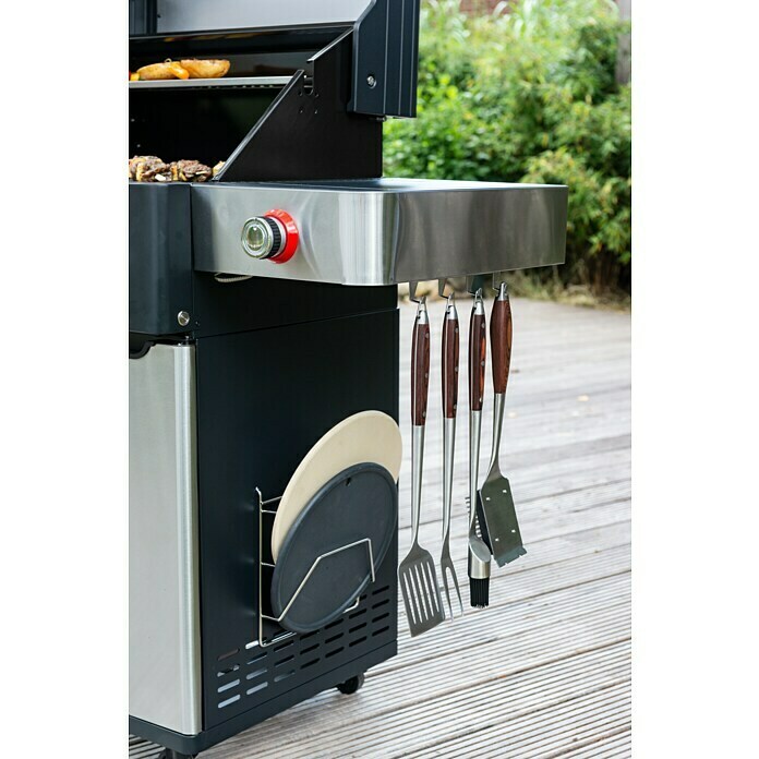 Edelheiss Gasgrill Exzellenz 1.3 (Grillfläche (B x T): 59 x 45,5 cm, 12,6 kW, Anzahl Brenner: 3 Stk.) | BAUHAUS