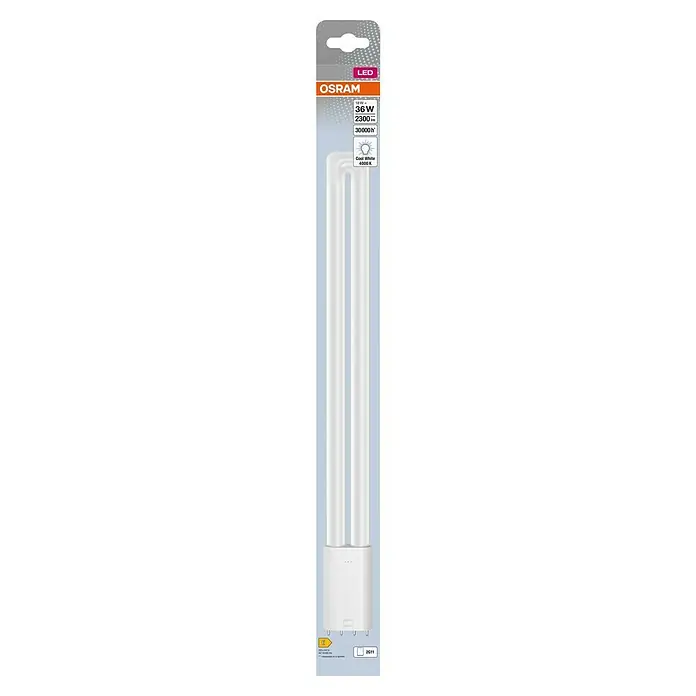 Osram LED-Röhre Dulux L - 8 W, 4,4 cm, Kaltweiß, 1.000 lm - Produktbild einer OSRAM LED-Lampe. Die Lampe ist weiß und hat eine Leistung von 36W mit einer Lebensdauer von 30.000 Stunden.