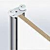 Optimum Schiebetür-Set (Weiß, 120 x 250 cm)