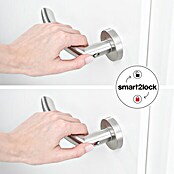 Diamond Doors Zimmertürgarnitur Wisconsin Smart2Lock links (Stärke Tür: 38 mm - 45 mm, Edelstahl, L-Form, Edelstahl, Links) | BAUHAUS