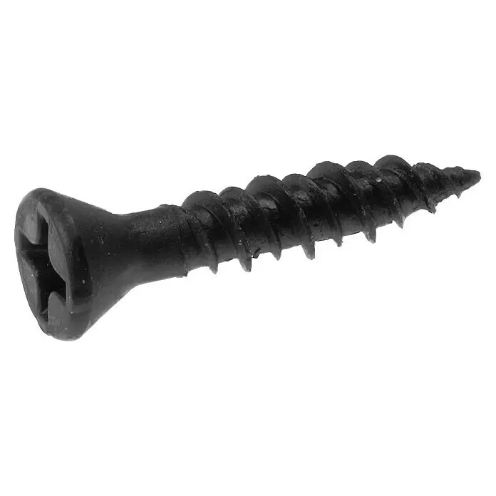 Rigips Schnellbauschrauben - Durchmesser: 3,9 mm, Länge: 19 mm, 200 Stk. - Schwarze Kreuzschlitzschraube mit Grobgewinde.