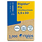 Rigips Rigidur Schnellbauschrauben (Durchmesser: 3,5 mm, Länge: 30 mm, 1.000 Stk.) | BAUHAUS