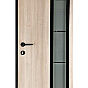 Splendoor Haustür Thermodoor PLUS SP70 (110 cm x 210 mm, DIN Anschlag: Rechts, Weißeiche/Tiefschwarz) | BAUHAUS