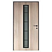 Splendoor Haustür Thermodoor PLUS SP70 (100 cm x 210 mm, DIN Anschlag: Links, Weißeiche/Tiefschwarz) | BAUHAUS