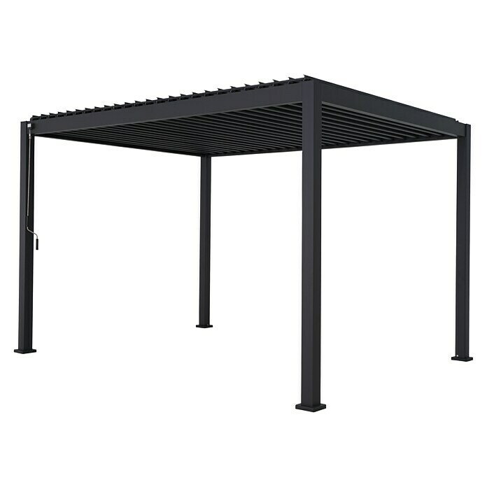 Sorara Pergola Smart LED (B x T: 400 x 300 cm, Farbe Gestell: Anthrazit, Aluminium) | BAUHAUS