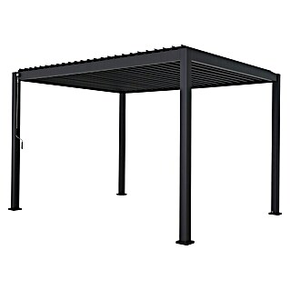 Sorara Pergola Smart LED (B x T: 400 x 300 cm, Farbe Gestell: Anthrazit, Aluminium)