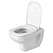 Duravit D-Code Zidna WC školjka bez daske sa automatskim ispiranjem (S daskom za WC, Dubinsko ispiranje, Bijelo)