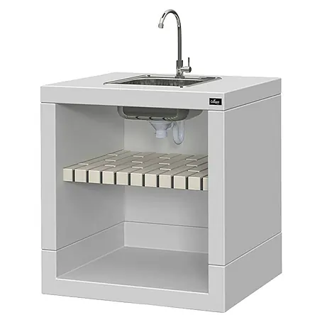 Collippo Estoril Mesa de barbacoa con fregadero para barbacoa