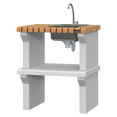 Collippo Sintra Mesa de barbacoa con fregadero para barbacoa