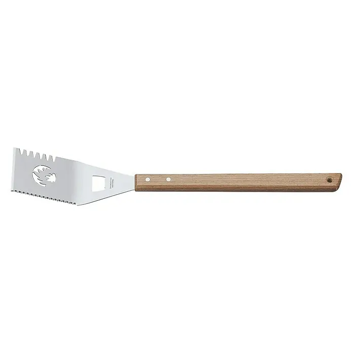 Tramontina Grillgutwender - Länge: 48 cm - Bild eines Grillwenders mit Holzgriff und Edelstahlkopf, ideal zum Wenden von Grillgut.