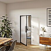 Room Plaza Loft + Mehr Drehtür-Komplettset 11/01 (1.000 x 2.130 mm, Links, Satiniertes Glas) | BAUHAUS