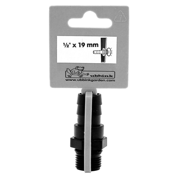 Ubbink Slangkoppeling-verbindingsstuk (19 mm, ½″) | BAUHAUS