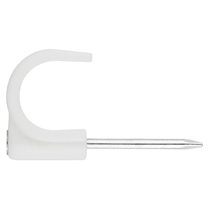 Grapa para cable (4 x 2 cm, Blanco, 100 ud.) | BAUHAUS