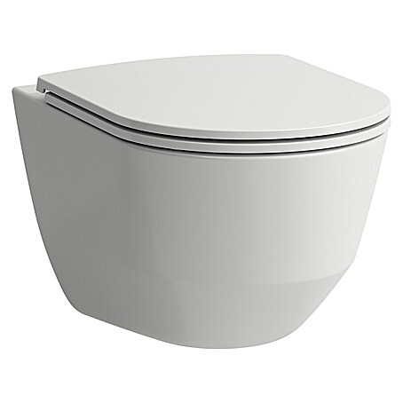 Laufen Wand-WC Pro (Spülrandlos, Ohne Spezialglasur, Spülform: Tief, WC Abgang: Waagerecht, Weiß)