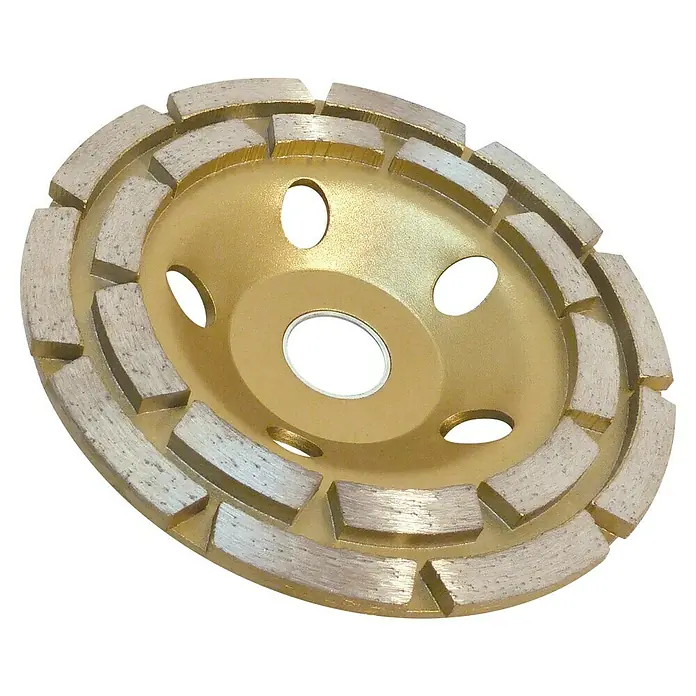 Fartools Disco de corte - Ø x Es: 125 x 1 mm, Orificio: 22,23 mm - Primer plano de una muela de diamante para pulir superficies, ideal para profesionales.