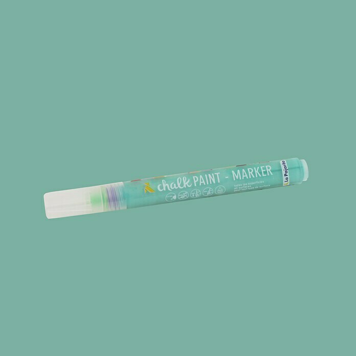 La Pajarita Marcador Chalk Paint Marker Verde hielo (6 ml, Mate)