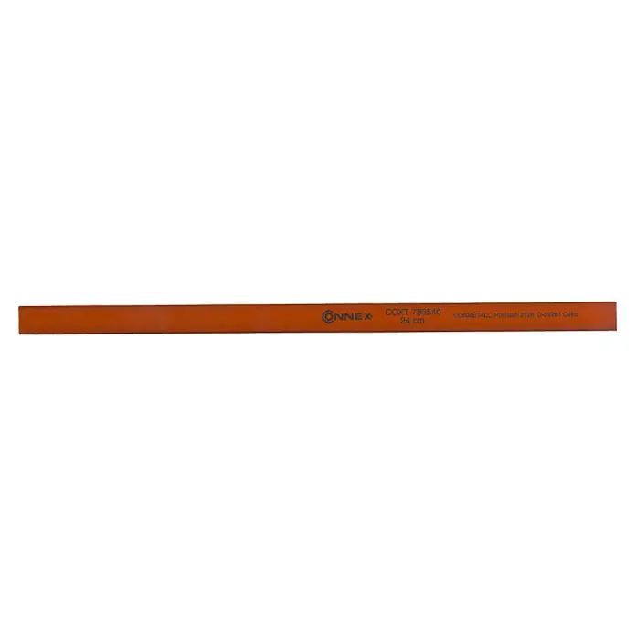 Connex Lápiz de carpintero - Largo: 240 mm, Rojo, 10 ud. - Canal para cables ONNEX CXXT 780540, 24 cm, metal, perfecto para 2 cables LED de ordenador de escritorio.