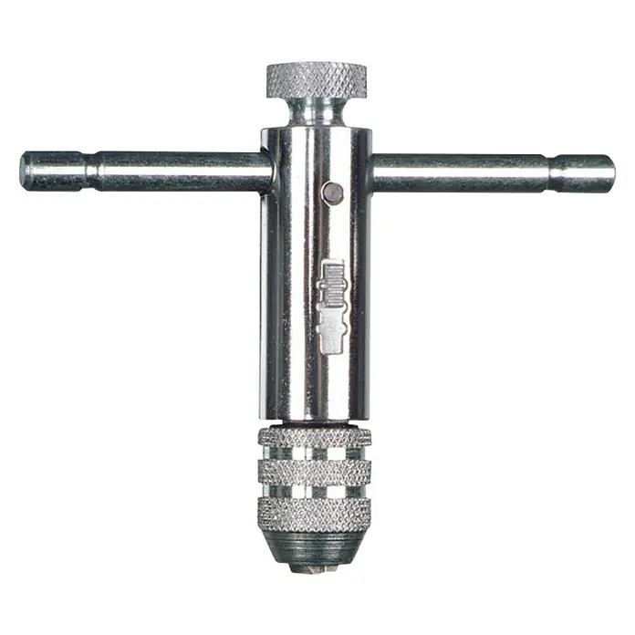 Connex Giramacho - Apto para: M3 - M10 - Esta imagen muestra un machos de roscar, una herramienta utilizada para cortar roscas internas. El diseño robusto sugiere una gran estabilidad.