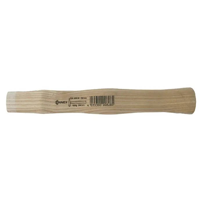 Connex Mango de martillo - Largo: 360 mm, Específico para: 1000 gr - Mango de madera para martillo Connex, longitud 360 mm, 1000g, fabricado según DIN5111, con código de barras.