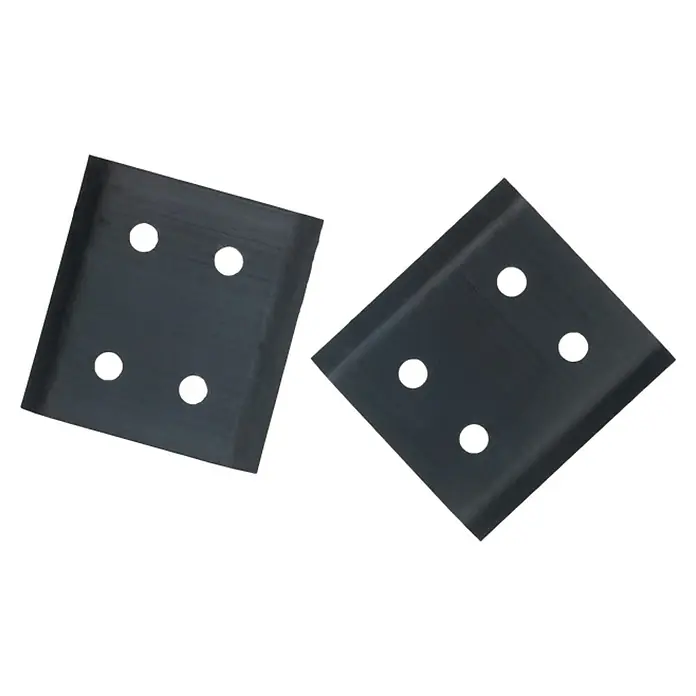 Connex Cuchilla de repuesto - Específico para: Rascador Connex COX890006, 2 ud. - Dos soportes de montaje cuadrados grises, cada uno con cuatro orificios para una fijación segura. Ideal para construcciones y muebles.