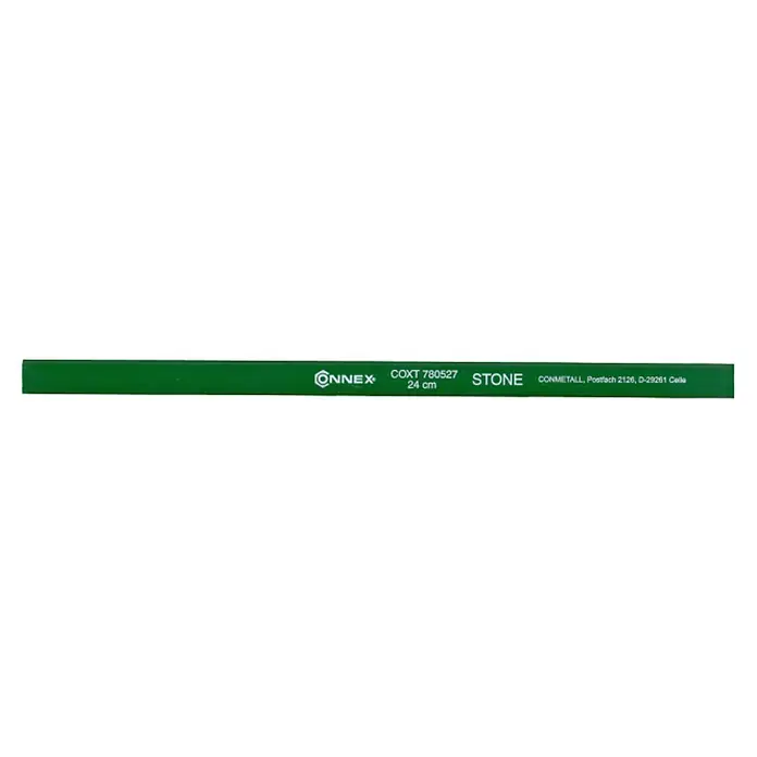 Connex Lápiz de carpintero - Largo: 240 mm, Verde - El cúter verde CONNEX COXT 780527 STONE, de 24 cm de largo, con la dirección de CONMETALL.