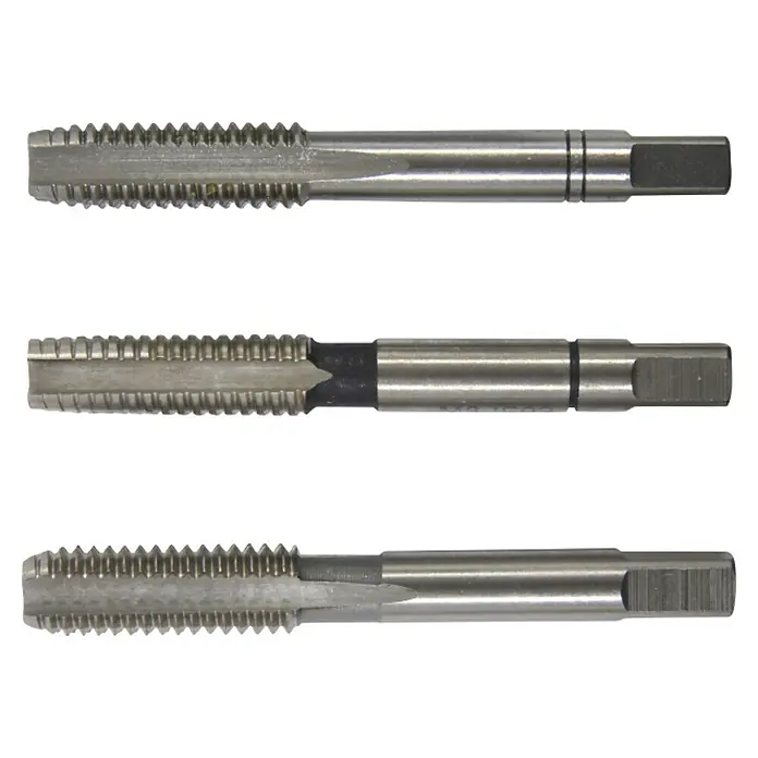 Connex Juego de machos de roscar - M 8, 3 ud. - Un juego de tres machos de roscar de diferentes tamaños, ideal para roscar internamente metal o plástico.