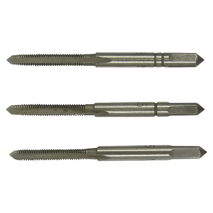 Connex Juego de machos de roscar - M 3, 3 ud. - Tres machos con bordes afilados para cortar con precisión roscas internas en metal o plástico.