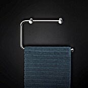 Cosmic Enkel Toallero de anilla (Ancho: 20 cm, Cromo) | BAUHAUS