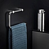 Cosmic Enkel Toallero de anilla (Ancho: 20 cm, Cromo) | BAUHAUS