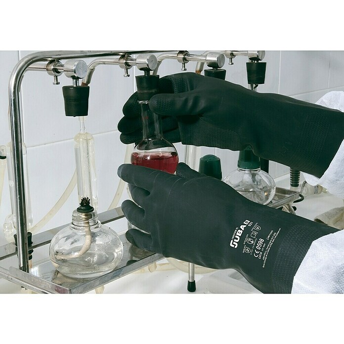 Juba Guantes de trabajo 921 (Talla del guante: 10, Negro, 2 ud.) | BAUHAUS