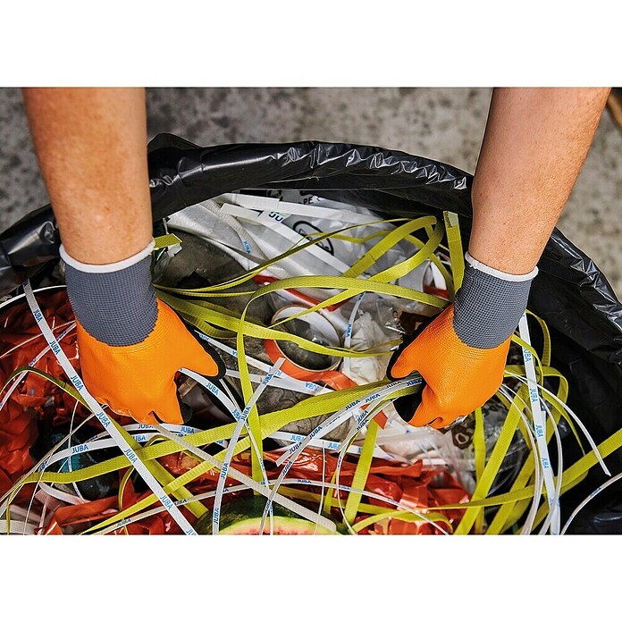 Juba Guantes de trabajo 5116 (Talla del guante: 9, Naranja/Negro/Gris, 2 ud.) | BAUHAUS