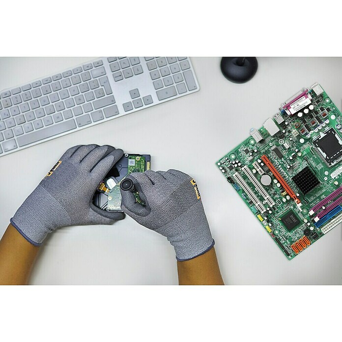 Juba Guantes de trabajo 4422 (Talla del guante: 9, Gris, 2 ud.) | BAUHAUS